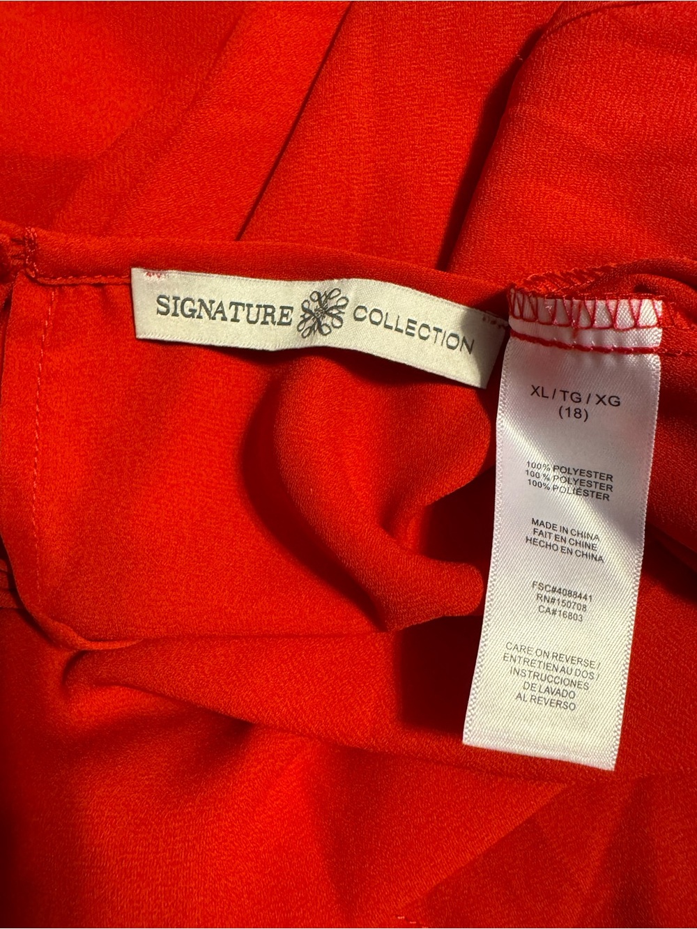 Red Sleeveless Ruffle-Hem Top - Picture 3 of 3
